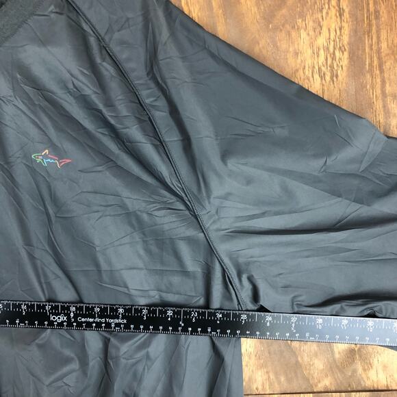 Greg Norman Mens Jacket Forest Green Golf Warm-up Pullover Windbreaker XXL - Picture 7 of 13